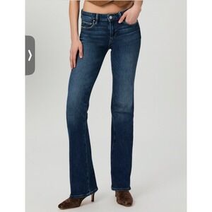 PAIGE Women's Boot Cut Jeans - Dark Blue